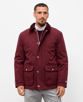 Brunello Cucinelli Бордова куртка MV4066340
