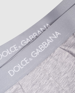 Dolce&Gabbana Дитячий набір сірих трусів-боксерів L4J701ON00G