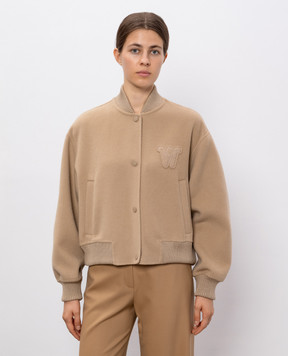 Max Mara Weekend Коричневий бомбер ZELANTE з вовни ZELANTE