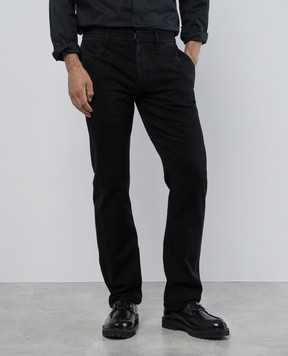 Alexander McQueen Черные джинсы с логотип патч 794090QTABK