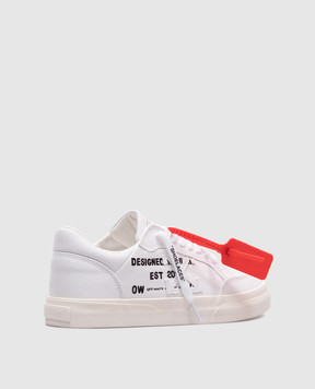 Off-White Білі кросівки Low Vulcanized Animati OMIA293S25FAB002