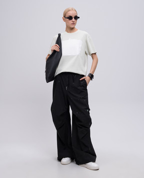 Maison Margiela MM6 Зелена футболка з принтом S62GD0204M20108