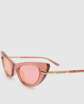 Dolce&Gabbana Дитячі рожеві сонцезахисні окуляри MINI ME 0DX40083104Z44