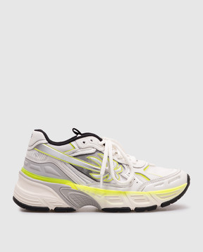 Palm Angels Білі комбіновані кросівки 4 Fluo PWIA066S25FAB002
