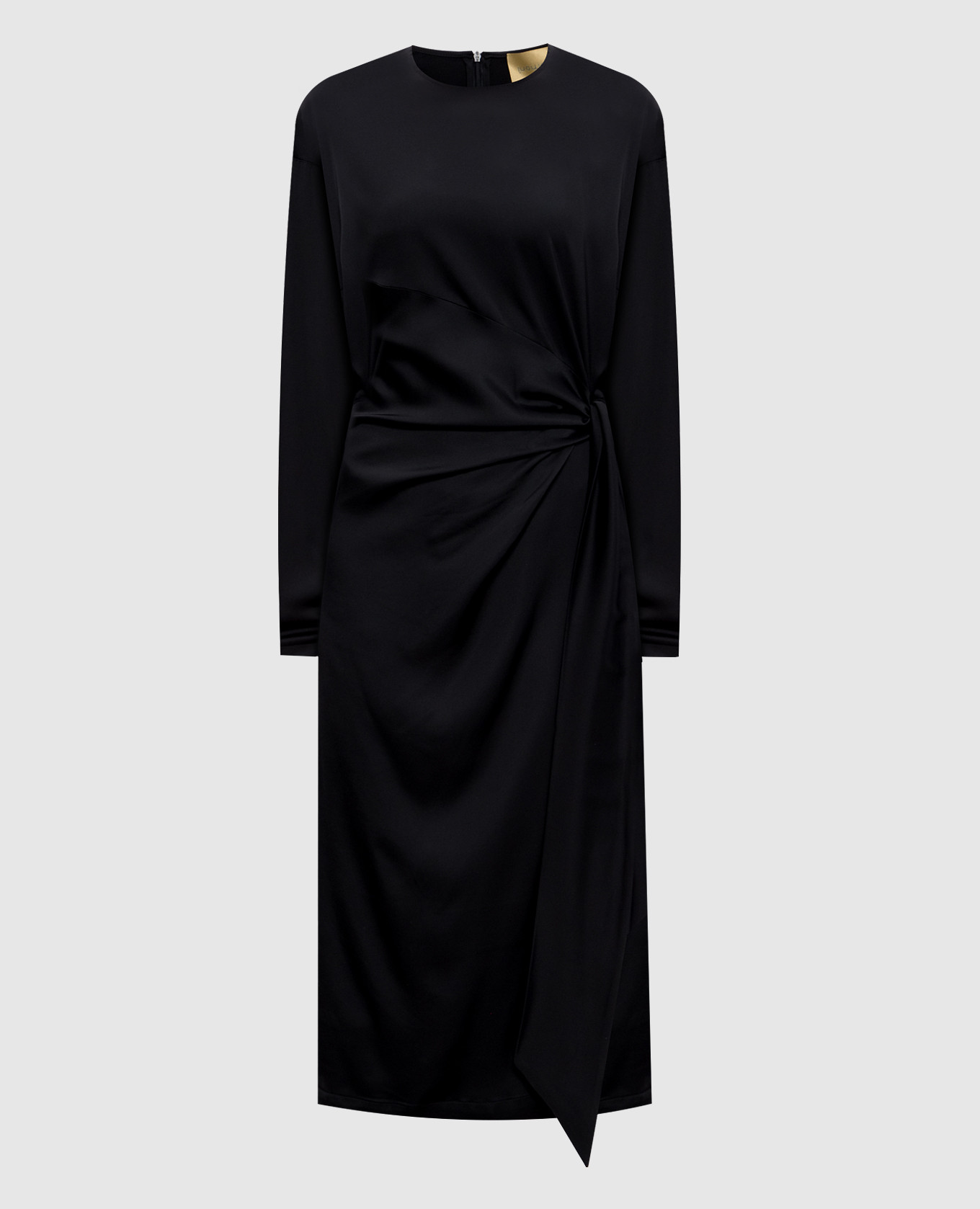 

Черное платье миди Lotus, Черный, Повседневные платья