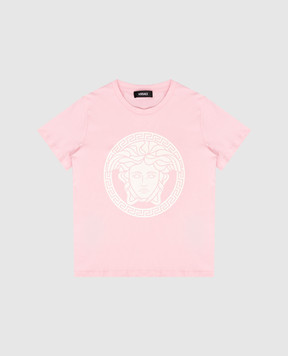 Versace Дитяча рожева футболка Medusa 10183421A14935