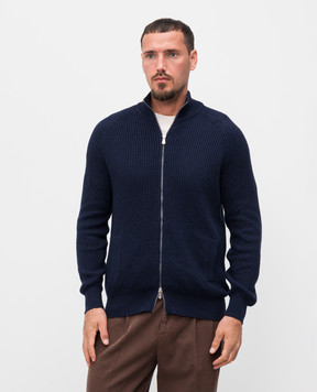 Brunello Cucinelli Синій кардиган MNI708616