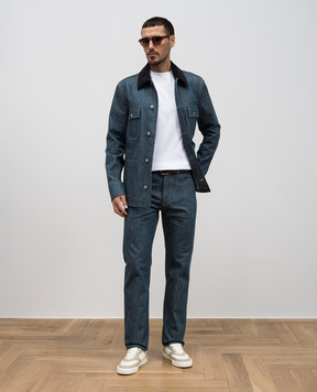 Loro Piana Біла футболка з логотипом FAM8924