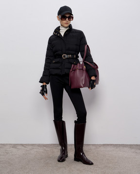 Moncler Черная пуховая куртка Bessettes K20931A00119597WF