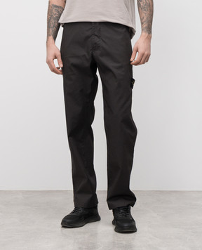 Stone Island Серые брюки с логотипом K1S153100015S0011