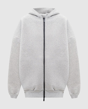 Fear of God Серая утепленная спортивная куртка с логотипом FG25FW12120FLC