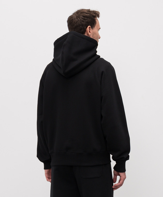 Ami Paris Чорна спортивна куртка USW759747 зображення 4