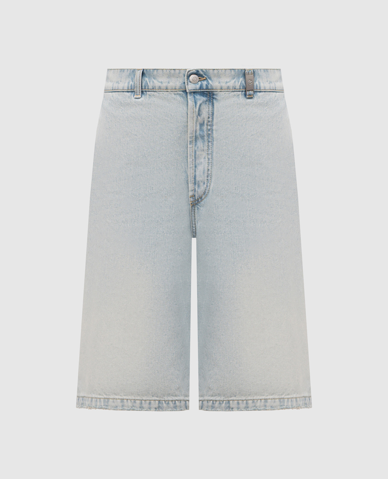 

Голубые джинсовые шорты Stonewashed, Голубой, Шорты