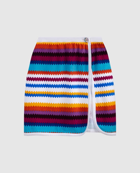 Mini skirt in a geometric pattern