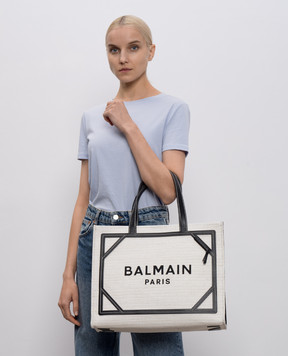 Balmain Біла сумка-тоут B-Army EN0FF901TCRB