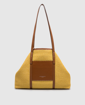 Gianni Chiarini Желтая сумка-тоут SUPERLIGHT BS10356CSTDNM