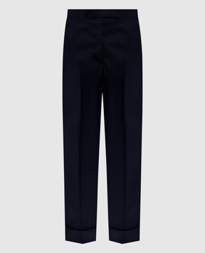 Thom Browne Сині штани з вовни FTC337A00626