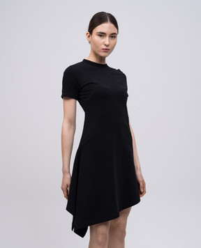 Vetements Чорна сукня міні з логотипом WA66DR680B