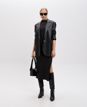 Twinset Чорний жакет з емблемою логотипа 242AQ2042