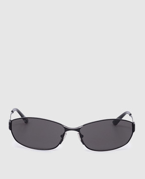 Balenciaga Чорні сонцезахисні окуляри Mercury Oval 773550T0005m