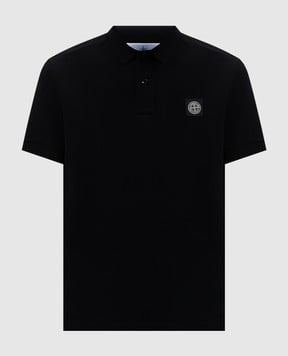 Stone Island Черное поло с нашивкой логотипа K1S1522002SCS0017
