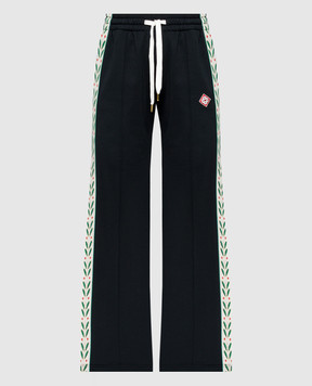 Casablanca Чорні спортивні штани Laurel з лампасами WPS24JTR10101
