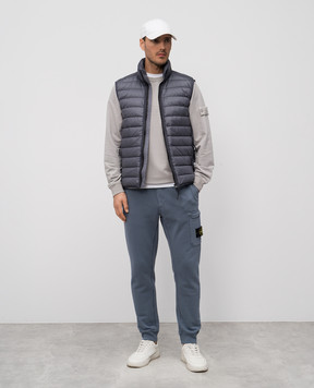 Stone Island Голубые джоггеры с патчем логотипа K1S156200011S0051