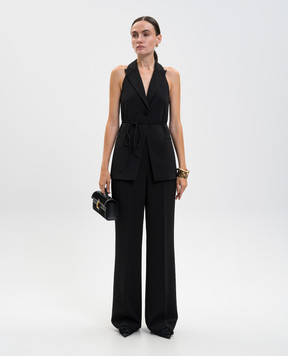 Twinset Черный жилет с логотипом 252TP2592