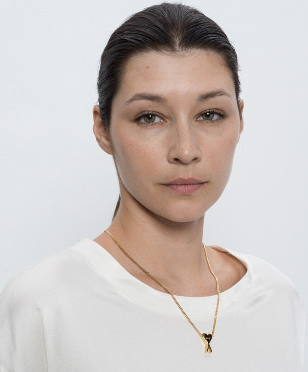 Ami Paris ланцюжок з підвіскою Ami de Coeur UJW923361 зображення 2