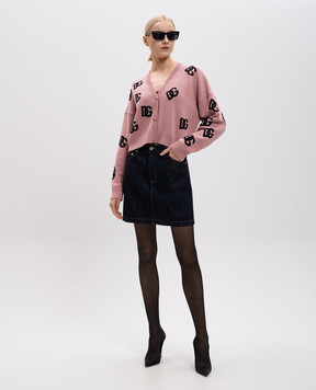 Dolce&Gabbana Синя джинсова спідниця міні з логотипом F4CX1DG8MX7