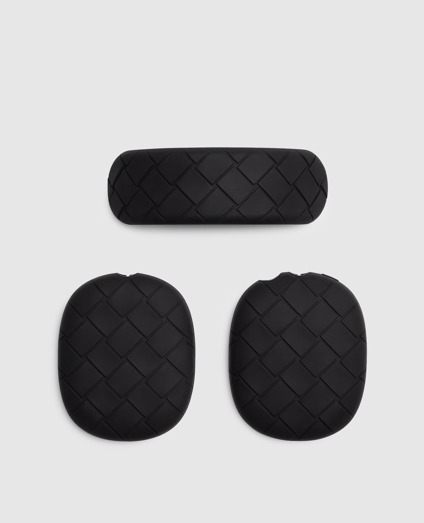 

Черный чехол для AirPods Max с тиснением Intrecio, Чехлы