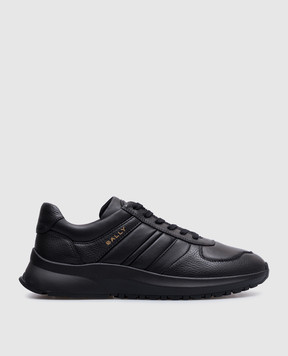 Bally Черные кожаные кроссовки Outline MSK09SVT238