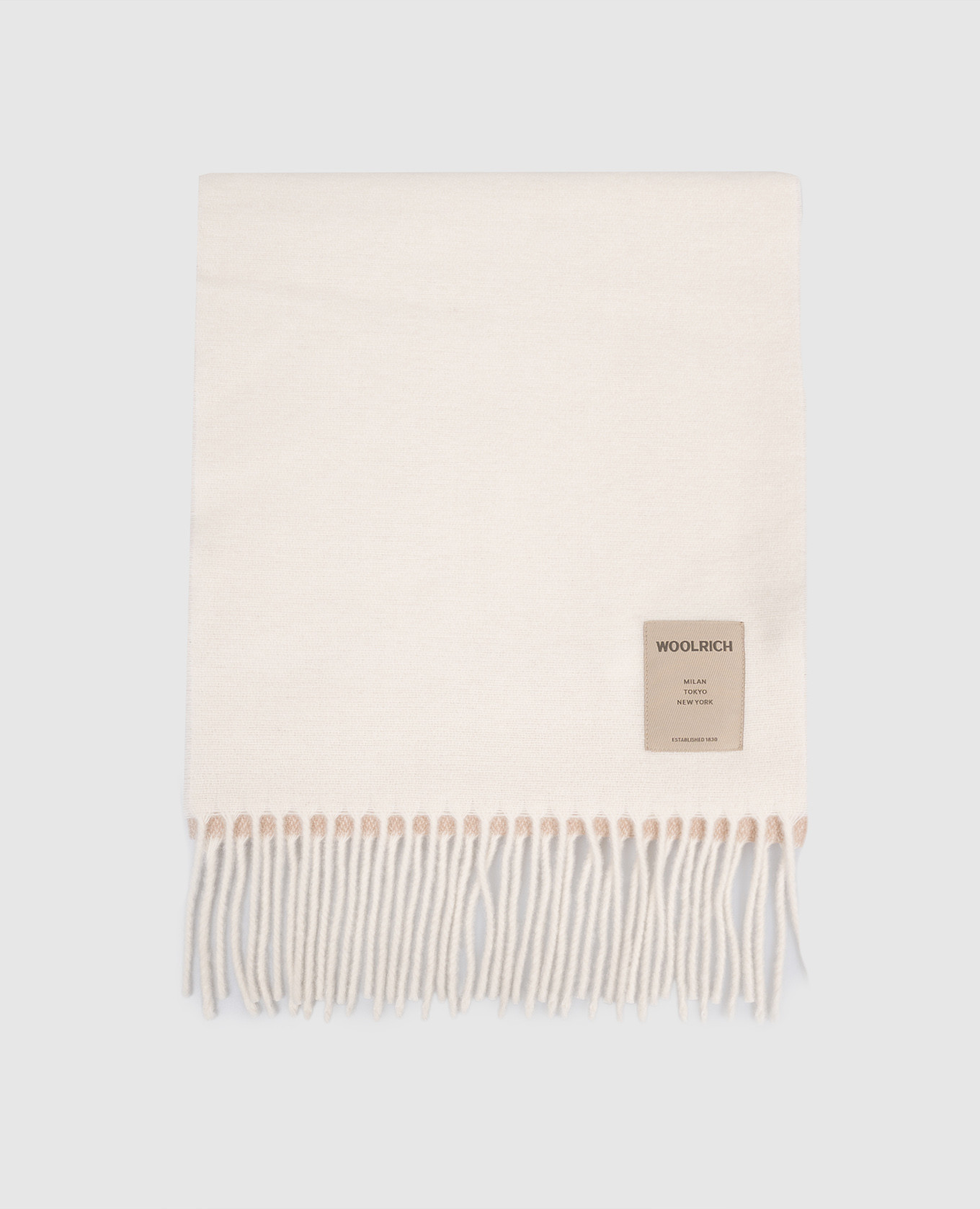 

Бежевый шарф из шерсти, Шарфы