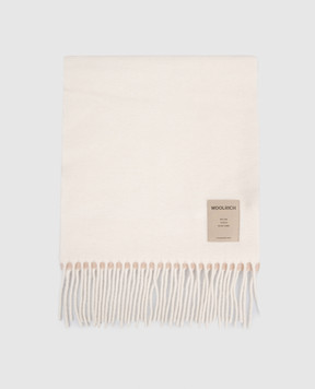 Woolrich Бежевый шарф из шерсти CFWWAC2009FRUT5142