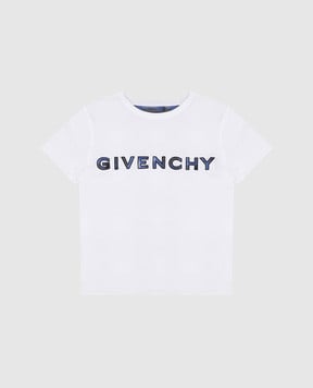 Givenchy Дитяча двостороння футболка з логотипом H30546612