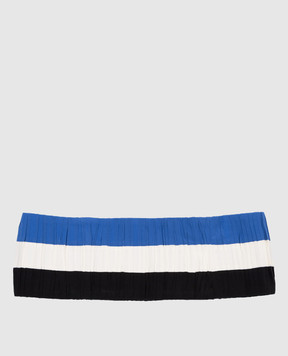 Vionnet Пояс із шовку в смужку ACVAP13001T1003