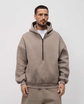 Fear of God Бежевые худи с молнией FGE25051311FLC