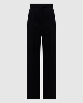 Alexander McQueen Чорні палацо з вовни 830005QJADK
