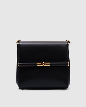 Dolce&Gabbana Черная кожаная сумка кросс-боди Marlene BB7726A3G19