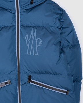 Moncler Grenoble ENFANT Детский синий пуховик Verdons J29571A000055399E46