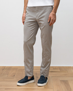 Brunello Cucinelli Серые чиносы M289LI1770