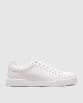 Dolce&Gabbana Білі шкіряні кросівки Portofino CK2330A1065