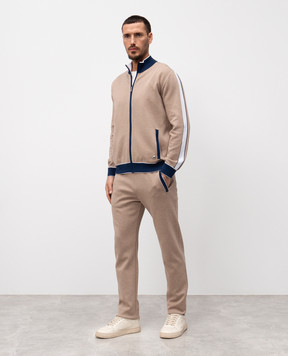 Bertolo Cashmere Бежевые спортивные штаны 902013002294