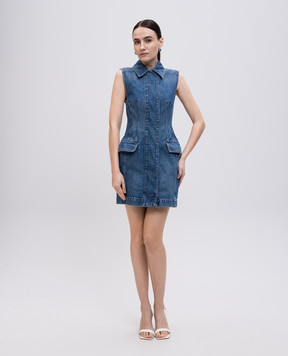 Max Mara Sportmax Синее джинсовое платье CARABO CARABO