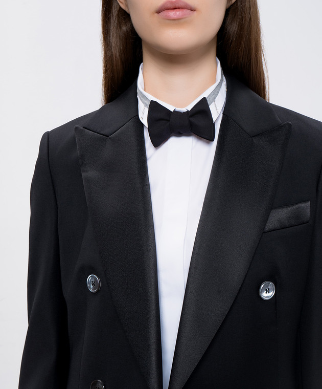 Peserico Черная бабочка из шерсти E33302C0CC384 изображение 2