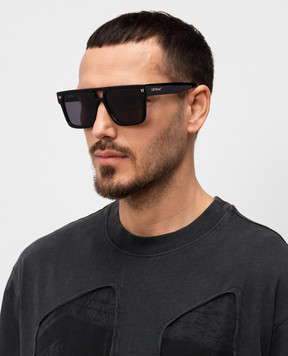 Off-White Чорні сонцезахисні окуляри Springfield OERI133C99PLA001
