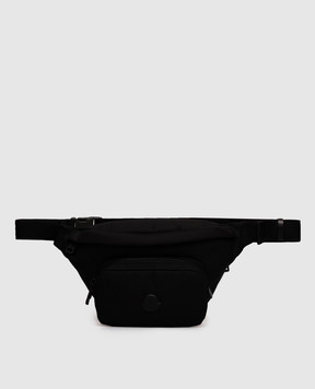 Moncler Черная поясная сумка Durance с логотипом логотип K209A5M00005M7755