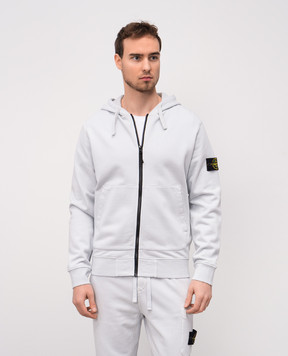 Stone Island Голубая спортивная куртка с логотипом K1S156100042S0051