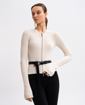 Ann Demeulemeester Черный кожаный пояс Mape B0012595LT128