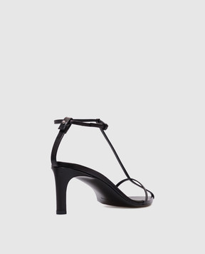 Jil Sander Чорні шкіряні босоніжки J16WL0030P8389